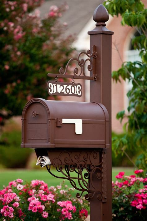 indoor decorating ideas for metal post box|mailbox post design ideas.